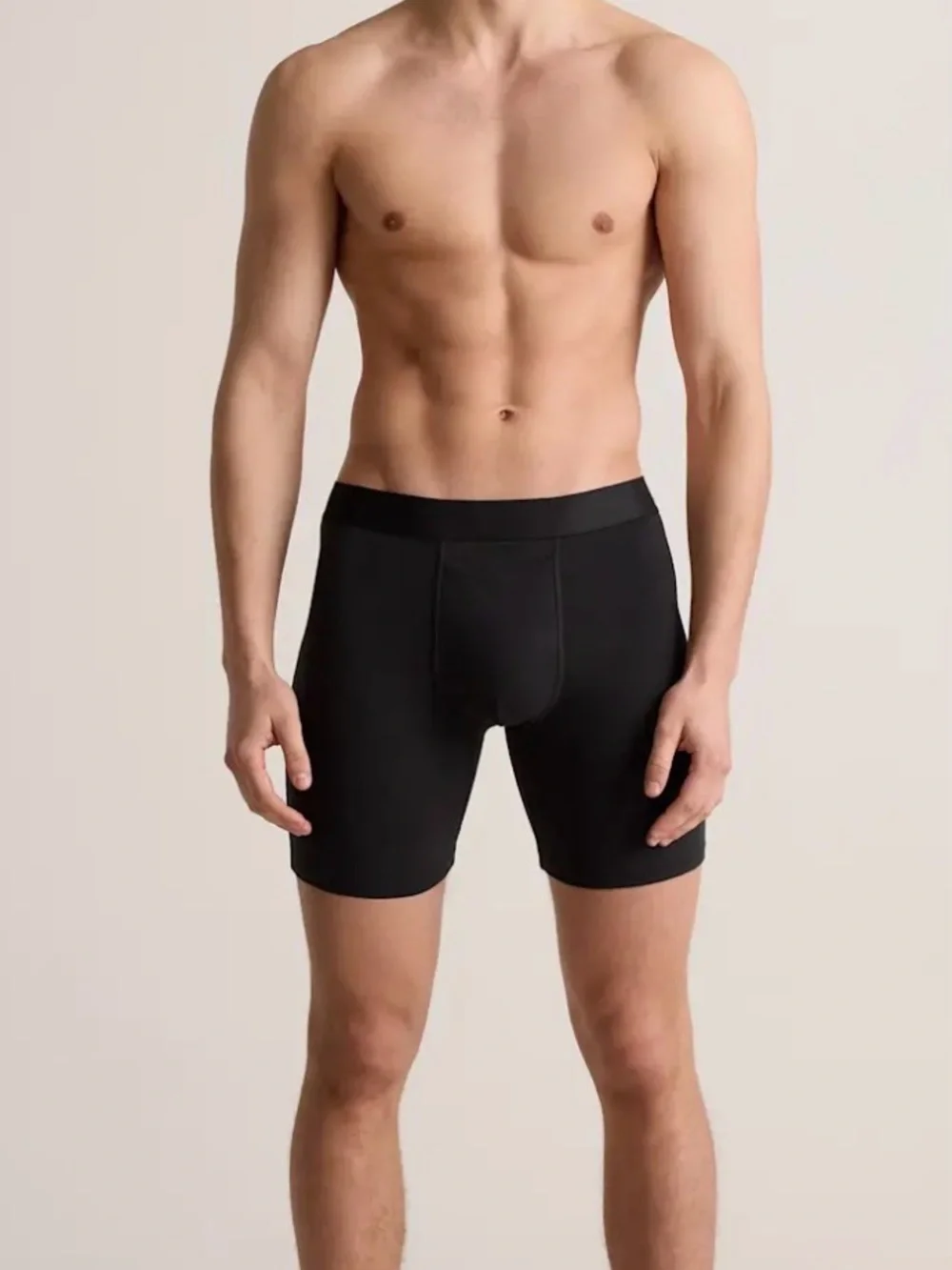 Quince Black Men's Boxer Briefs — 6” Length 410